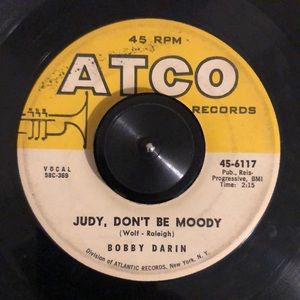 Bobby Darin Splish Splash Vinyl 45 Record